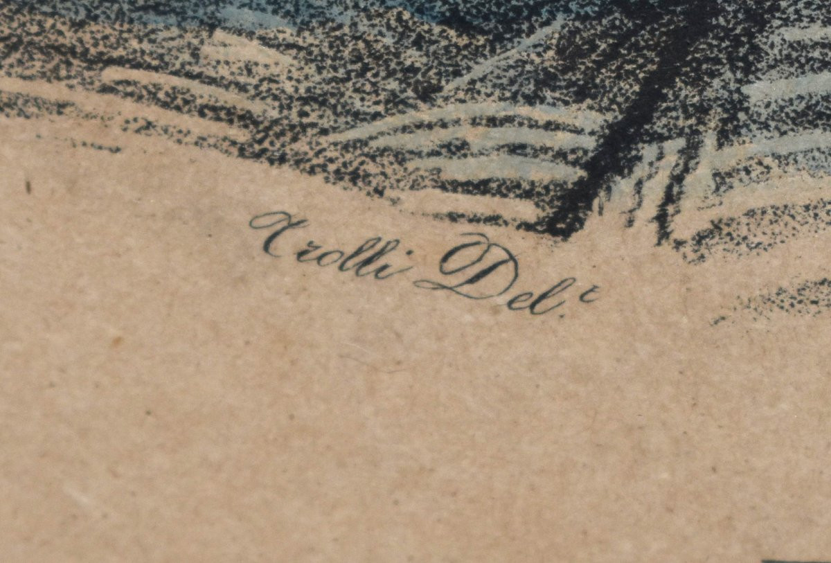 Portrait Of General Augereau, Duke Of Castiglione, Marshal Of The Empire, By Alops Senefelder, 19th Century-photo-3