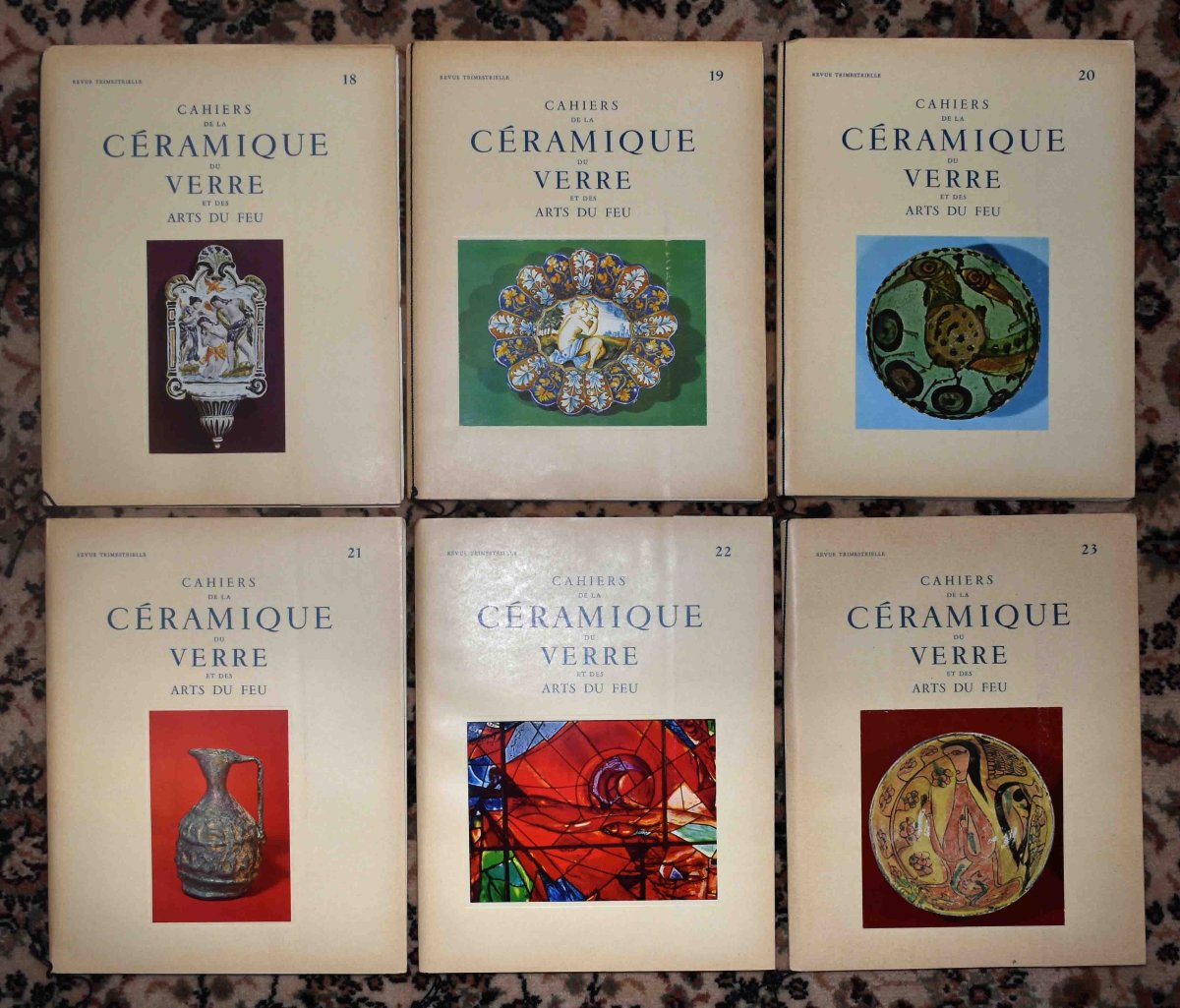  52 numéros + suppléments des cahiers de la céramique et des arts du feu , faïence, porcelaine-photo-1
