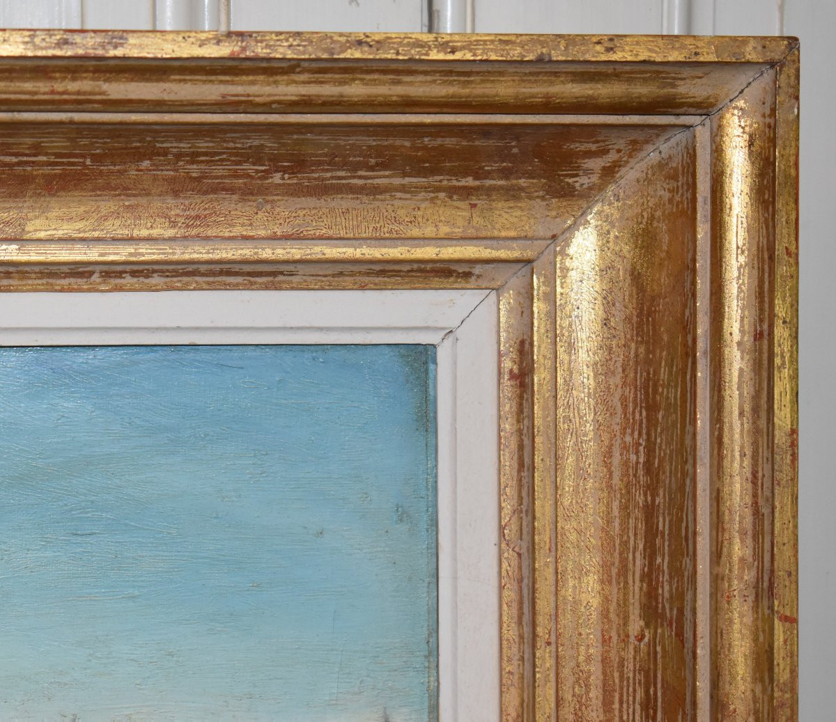 R. Taillandier XIX - XX , Landscape Pont Saint Etienne In Limoges, Oil On Canvas Gilt Frame.-photo-6