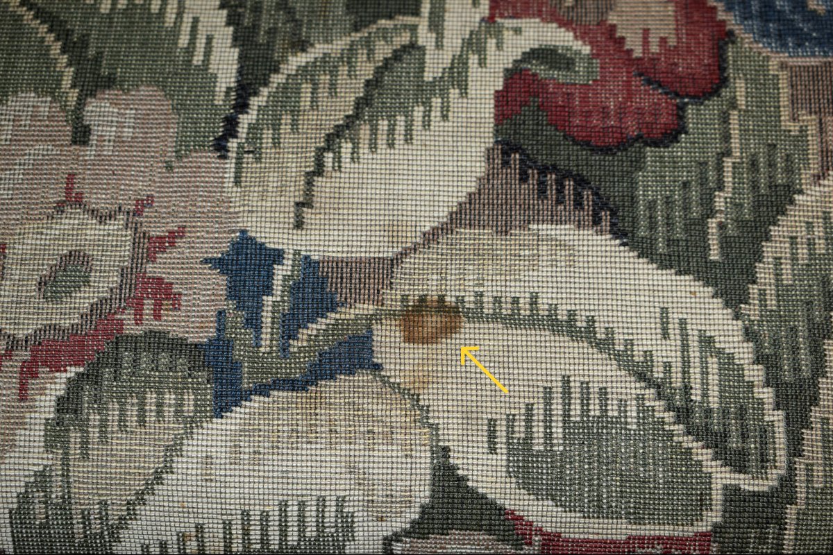 Pair Of Large Louis XIII/louis XIV Style Armchairs In Sheep's Bone, With High, Flat Backs -photo-6