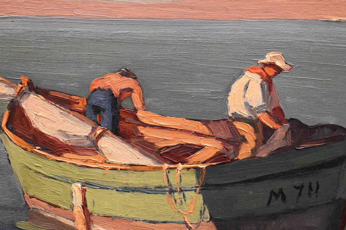 Germain Raingo -  pelouse (1893-1963) Petit Neveu de Claude Monet, étang De Berre à Martigues-photo-1