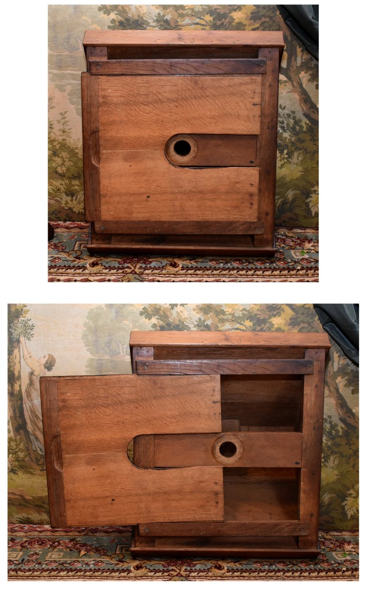 Lutrin  sur pied En Chêne , Pupitre écritoire Double Face ,  Avec Tirette -  Tablette , -photo-7