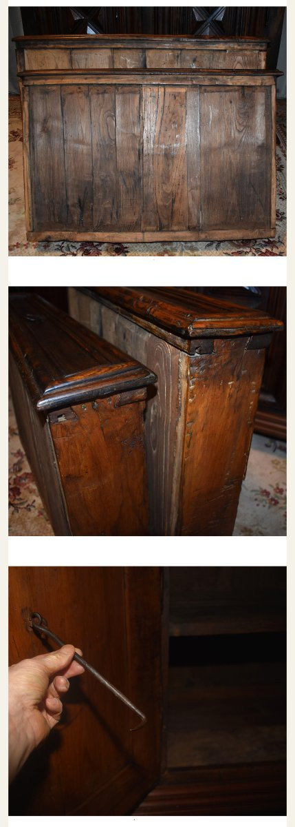 Homme Debout  De Style Louis XIII , Cabinet Fin Du XVIIe,   Buffet à Double Corps  à  diminutif-photo-7