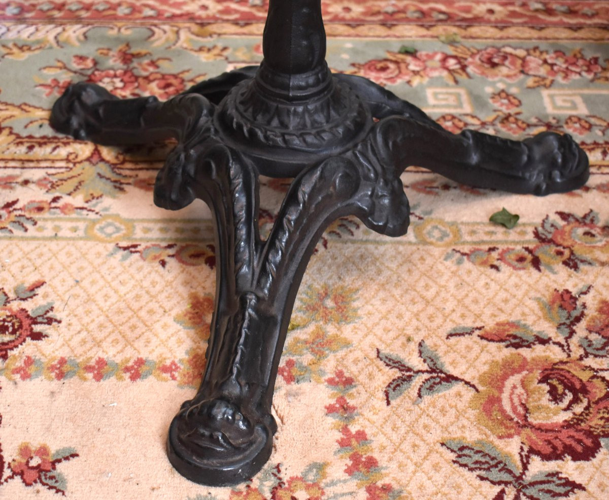 Round Bistro Table "standing Table" At Arm's Length, Side Table, Cafe Furniture -photo-6