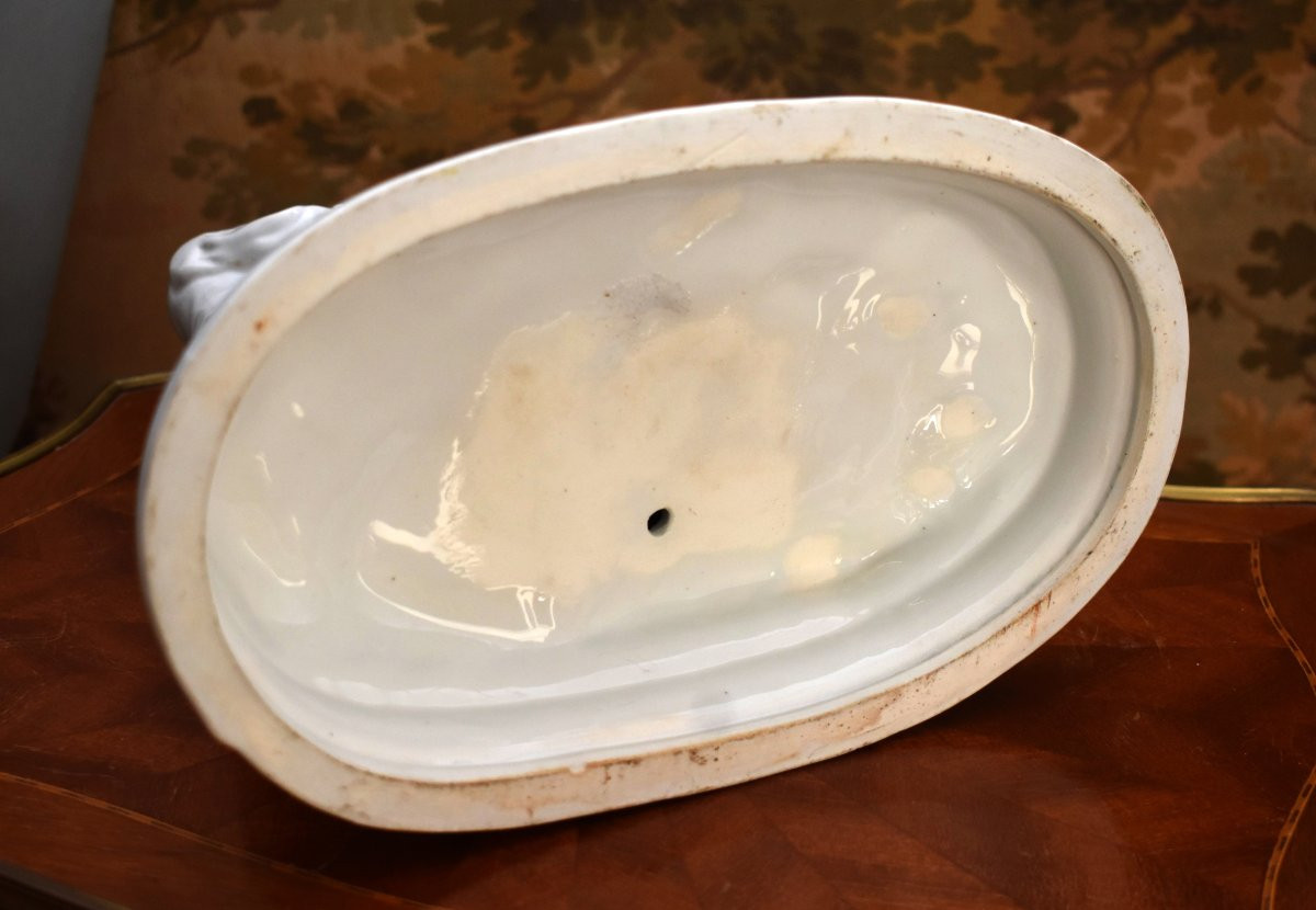  Capodimonte  Statue, Groupe En Porcelaine Blanche émaillée , Scène Galante, Naples,  Italie,  -photo-8