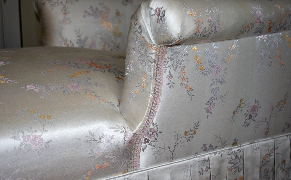 Daybed, Napoleon III Chaise Longue, Daybed, Bench, 19th Century Seat. -photo-3