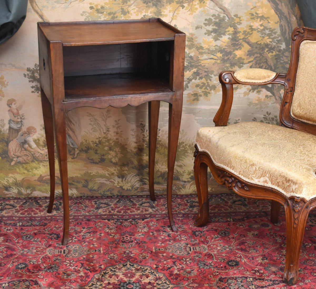 Bedside Table, Snack Table, Night Table, Small Occasional Unit-photo-1
