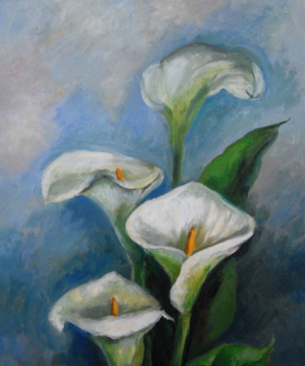 Peinture Bouquet De Fleurs Signé Clavaud - Robert , Oil On Canvas Still Life, Framed,-photo-2