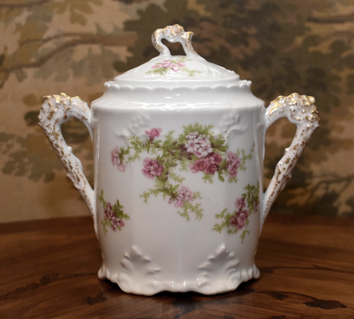 Plainemaison Limoges Porcelain Coffee Or Tea Service, Late 19th Century, Louis XV Rocaille Style-photo-3