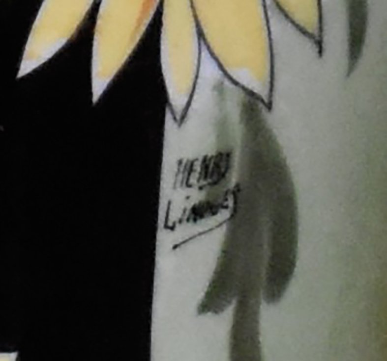 F. Quinque, vase En Porcelaine De Limoges manufacture Tressemanes -Vogt, roses et marguerites  -photo-7