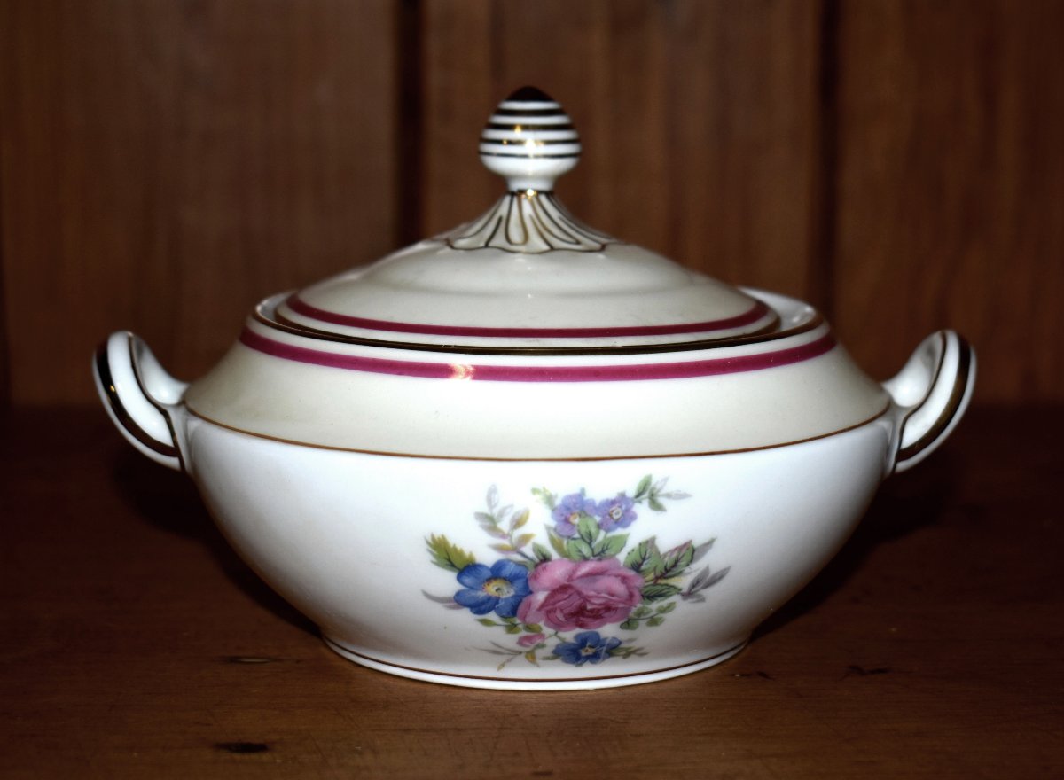 Charles Arhenfeldt porcelaine de Limoges, service à thé ou café et service à entremet ou crème -photo-3