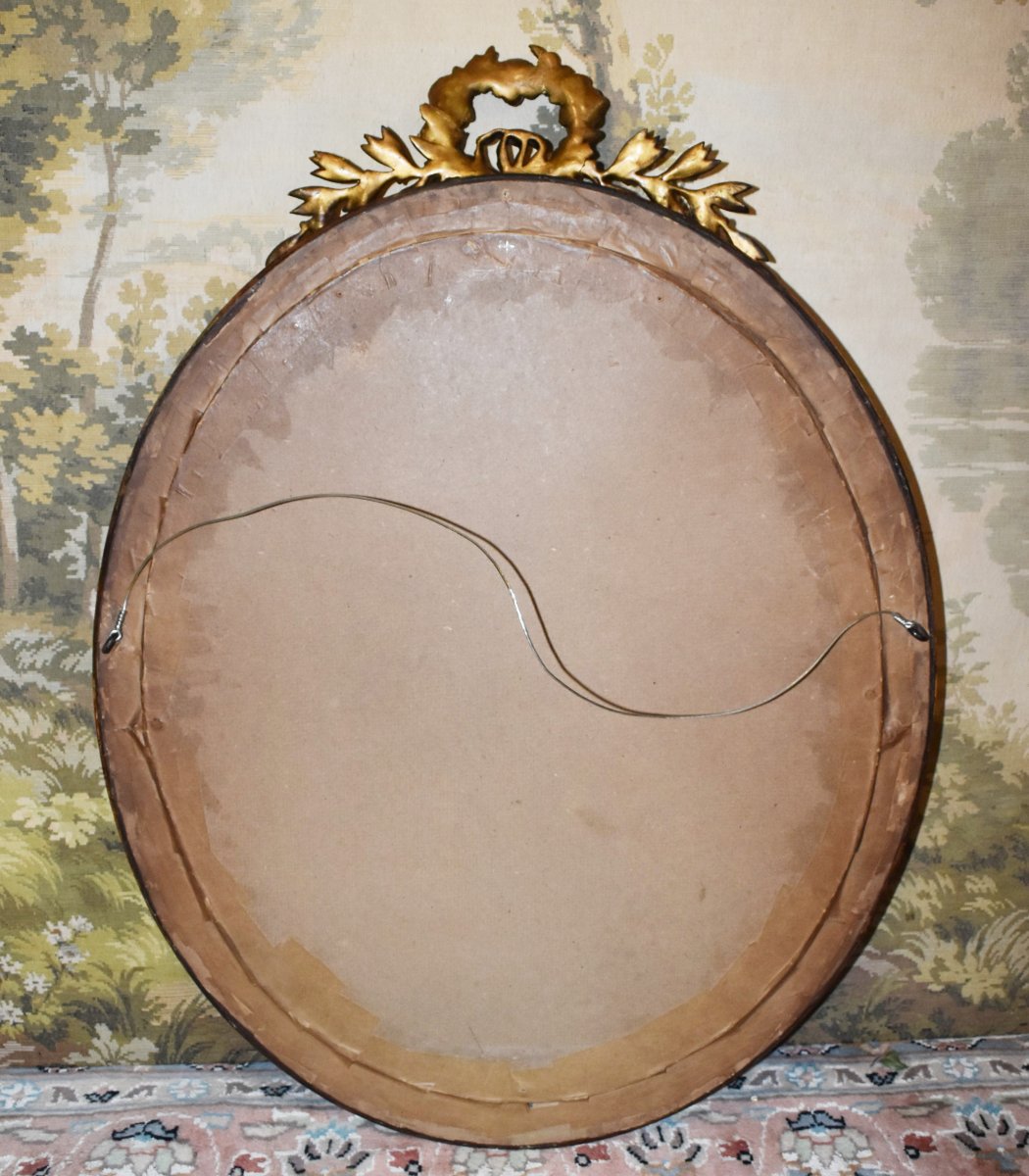 Jeanne Dangon 1873–1949. Pastel, Portrait Of A Young Child, Oval Gilded Frame With A Louis XVI Bow  -photo-8