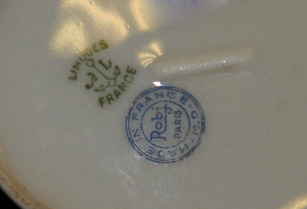 Limoges Porcelain Head Tea, Signed Robj-photo-8