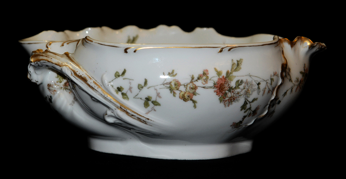 Rafraichissoir In Porcelain Of Limoges, Haviland.-photo-3