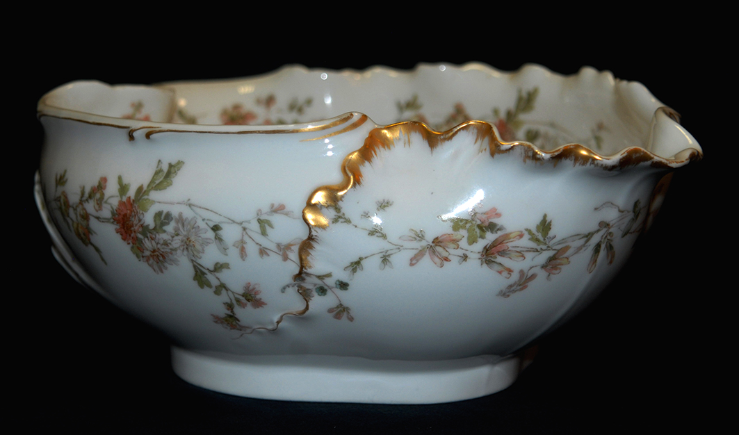  Coupe , Rafraichissoir En Porcelaine De Limoges, Haviland.-photo-2