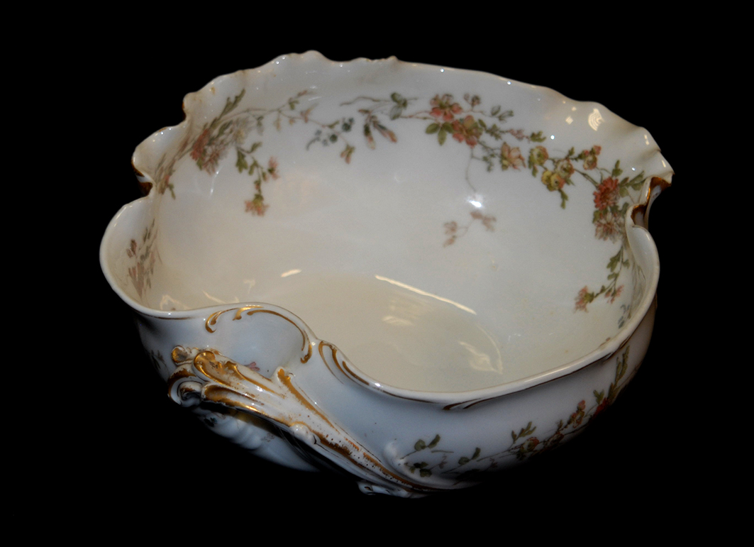  Coupe , Rafraichissoir En Porcelaine De Limoges, Haviland.-photo-4