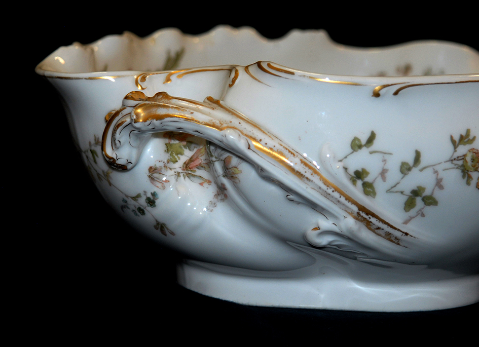  Coupe , Rafraichissoir En Porcelaine De Limoges, Haviland.-photo-6