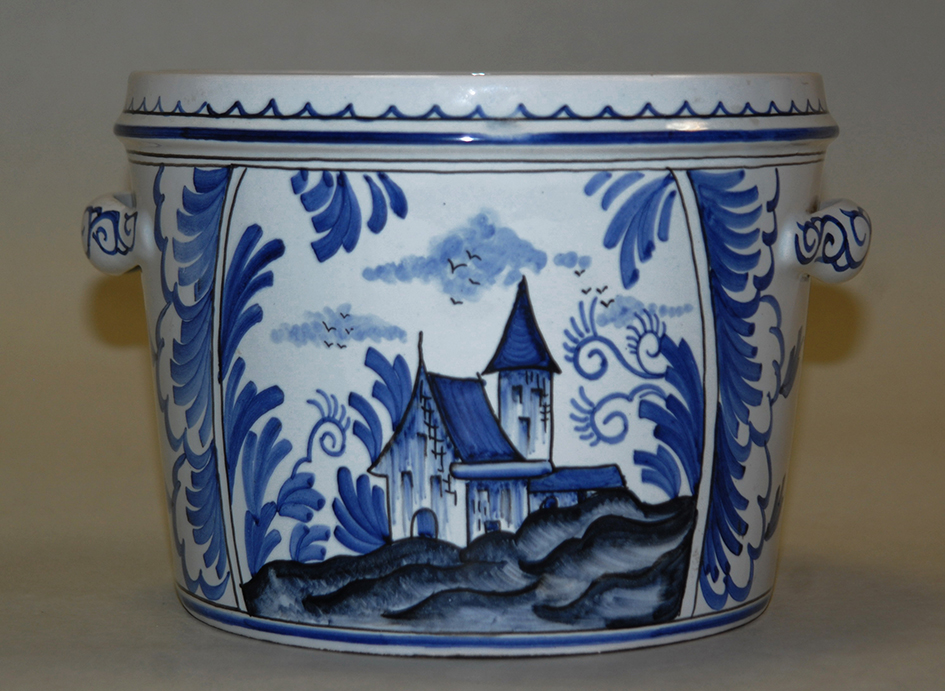 Bucket To Rafraichir, Rafraichissoir En Faience.-photo-2