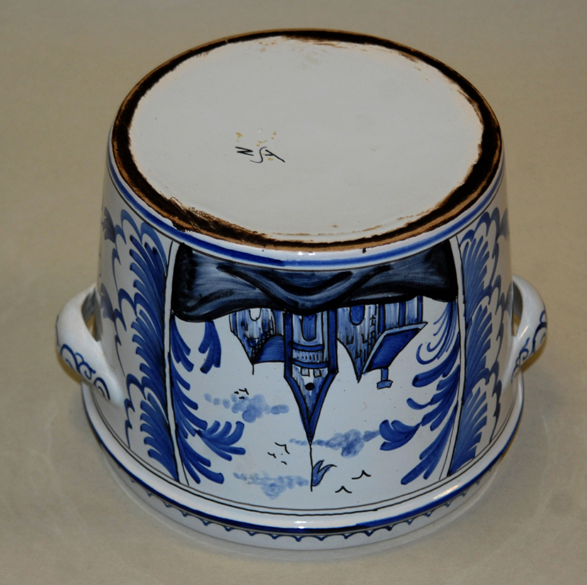 Bucket To Rafraichir, Rafraichissoir En Faience.-photo-7