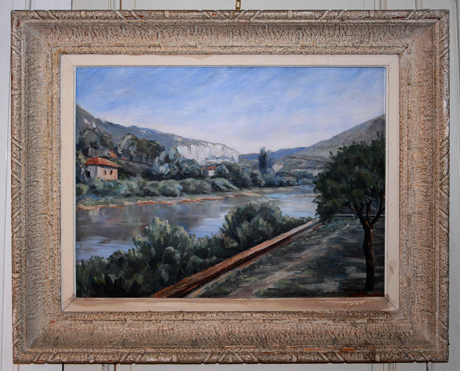 Painting, Oil Painting On Canvas, Landscape, Lucien De Clereauville.