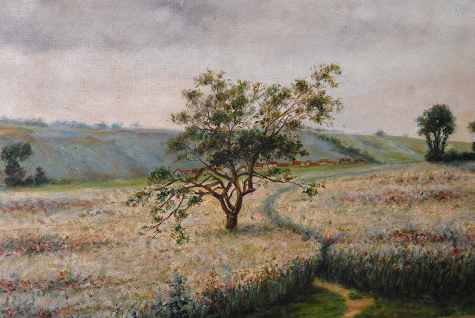 Oil On Canvas Painting, Country Landscape Painting-photo-3