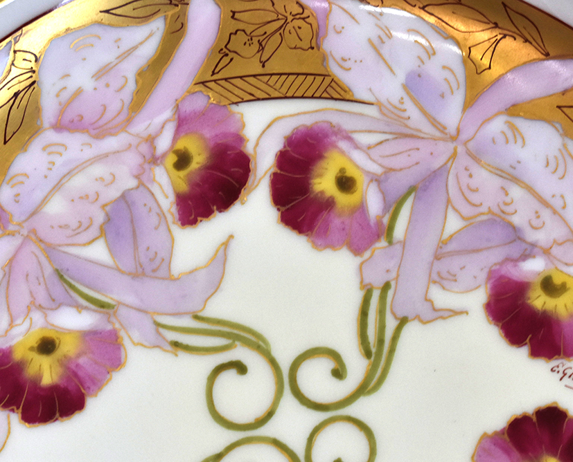 Decorative Dish Limoges Porcelain, Haviland 1893-1930-photo-1