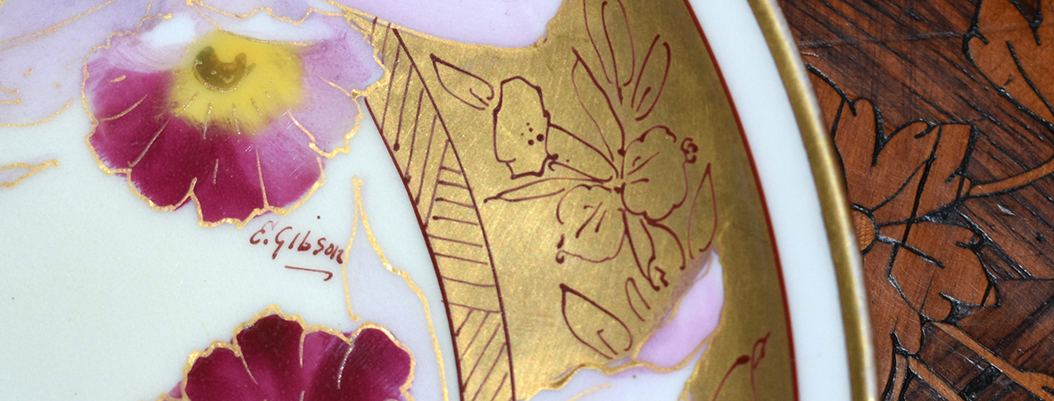 Plat D&eacute;coratif, Assiette en Porcelaine De Limoges, Haviland 1893-1930-photo-5
