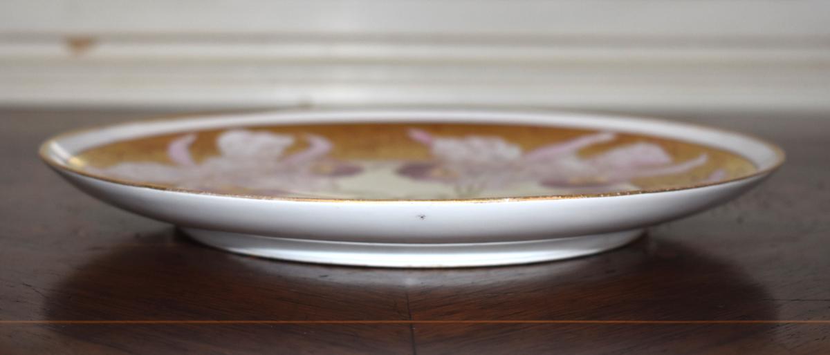 Plat D&eacute;coratif, Assiette en Porcelaine De Limoges, Haviland 1893-1930-photo-6