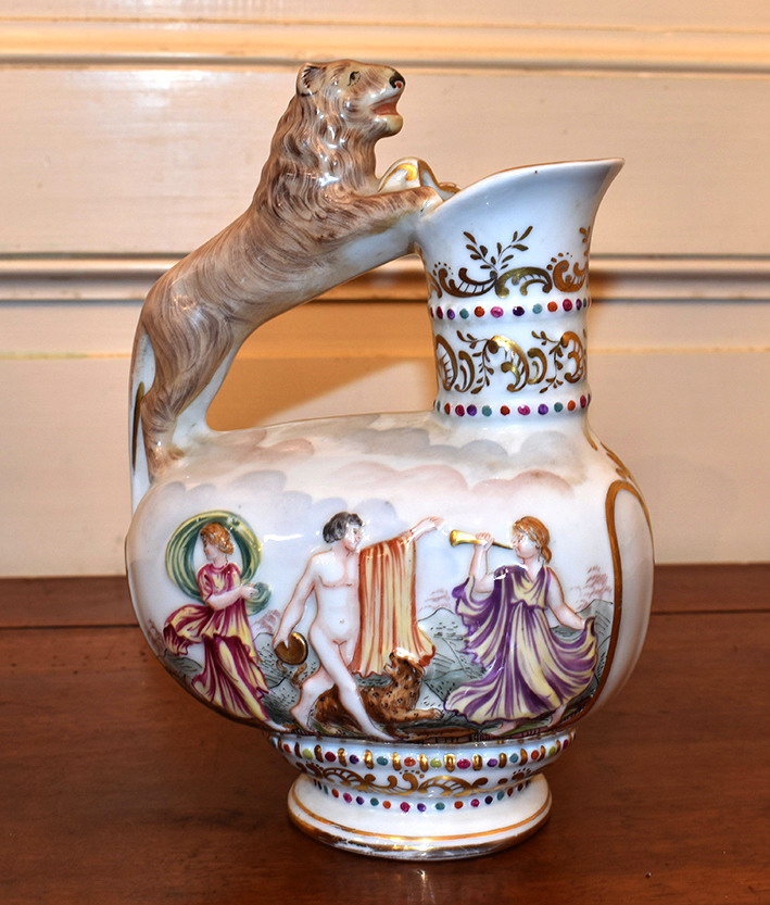 Porcelain Pitcher, Italy Late Nineteenth.