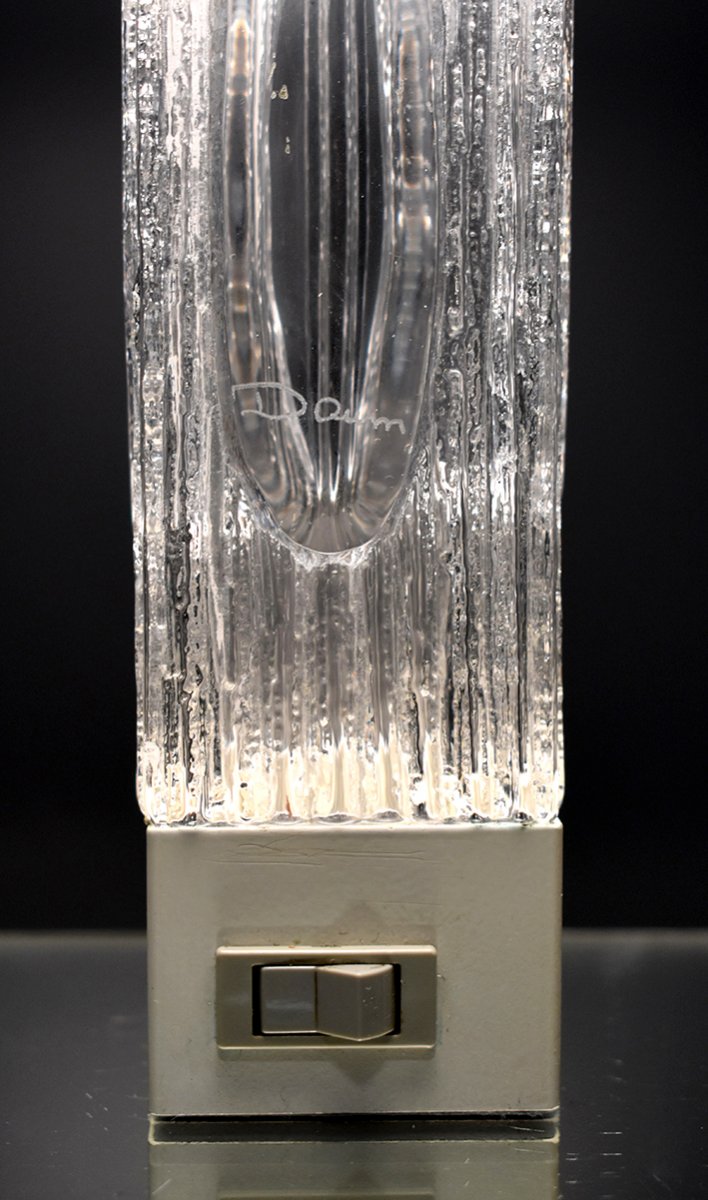 Lampe En Cristal Daum , Désign 50 - 60-photo-3