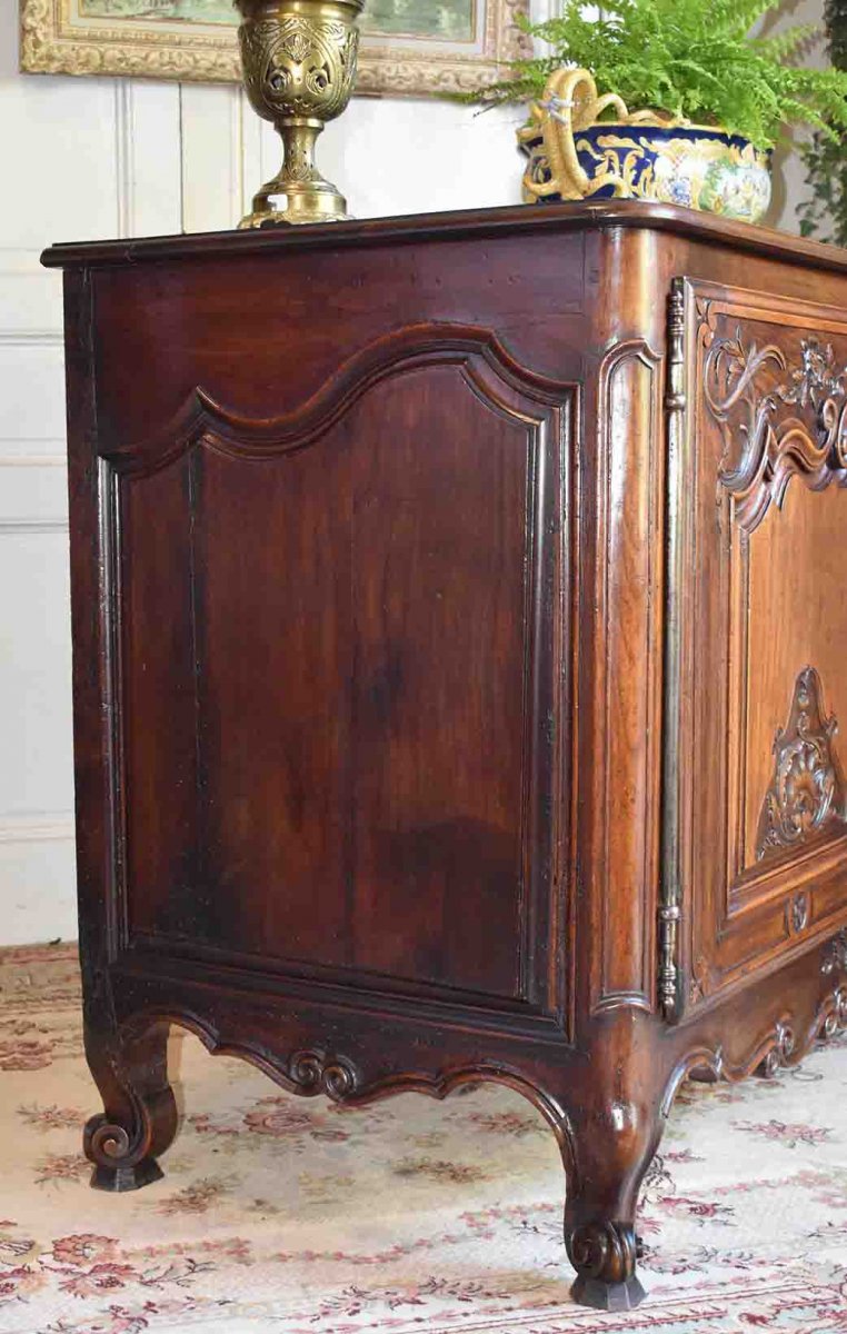 Buffet Bas Sculpt&eacute;, style Louis XV, Fin XVIII&egrave;me.-photo-4