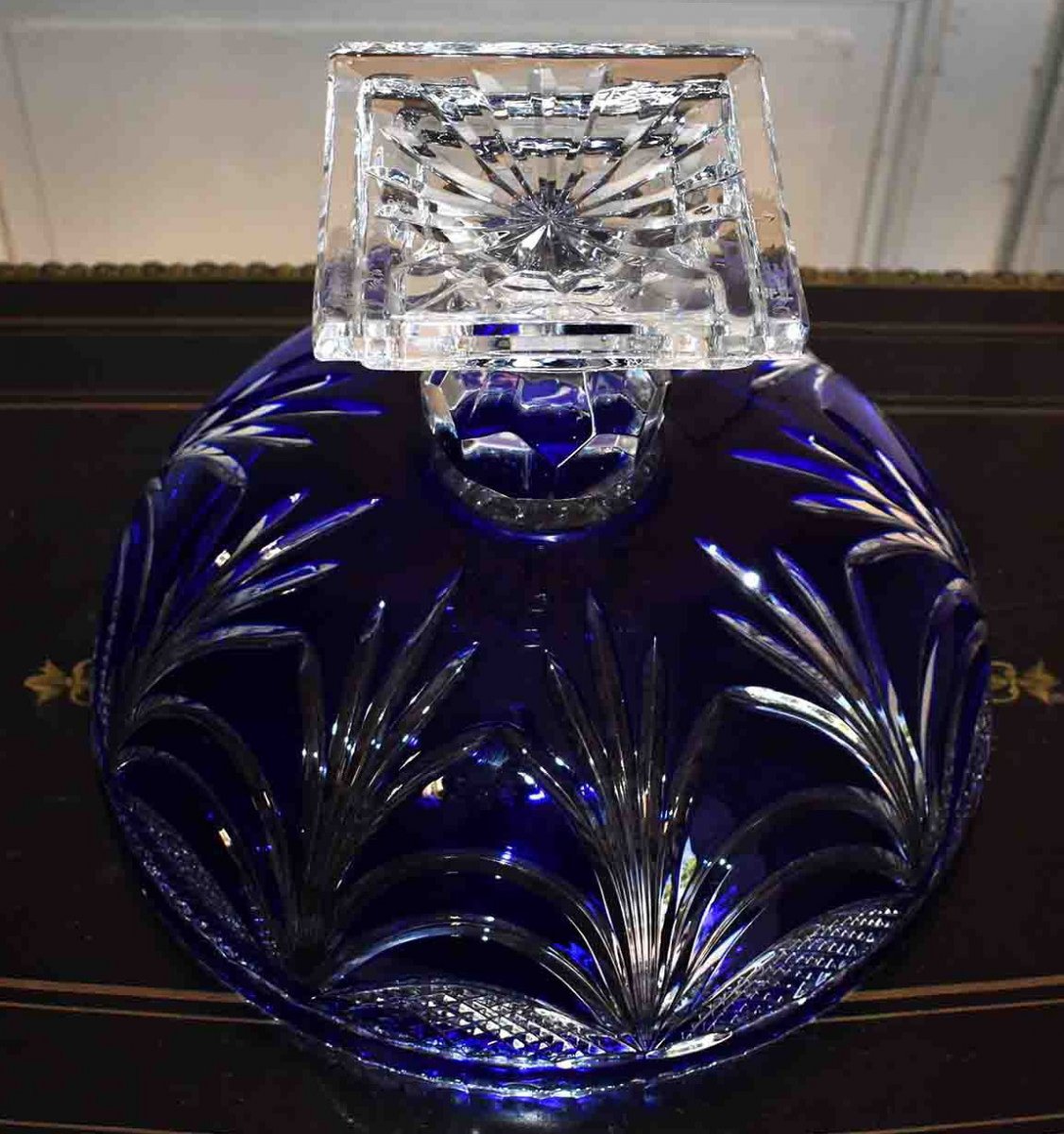 Cristal Cup, XX Th Century, Cristallerie De Lorraine Lemberg. Overley-photo-4