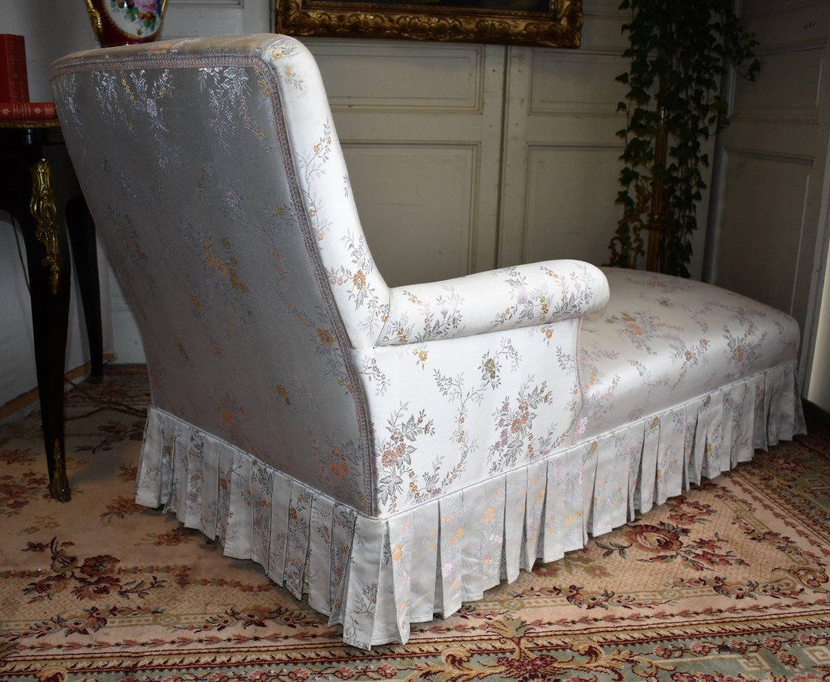 Méridienne, Fauteuil  d'époque Napoléon III, lit de repos  XIXème. -photo-4