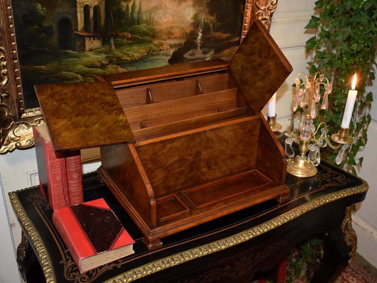 English Writing Case, Mail Holder, Large Travel Writing Box-photo-4