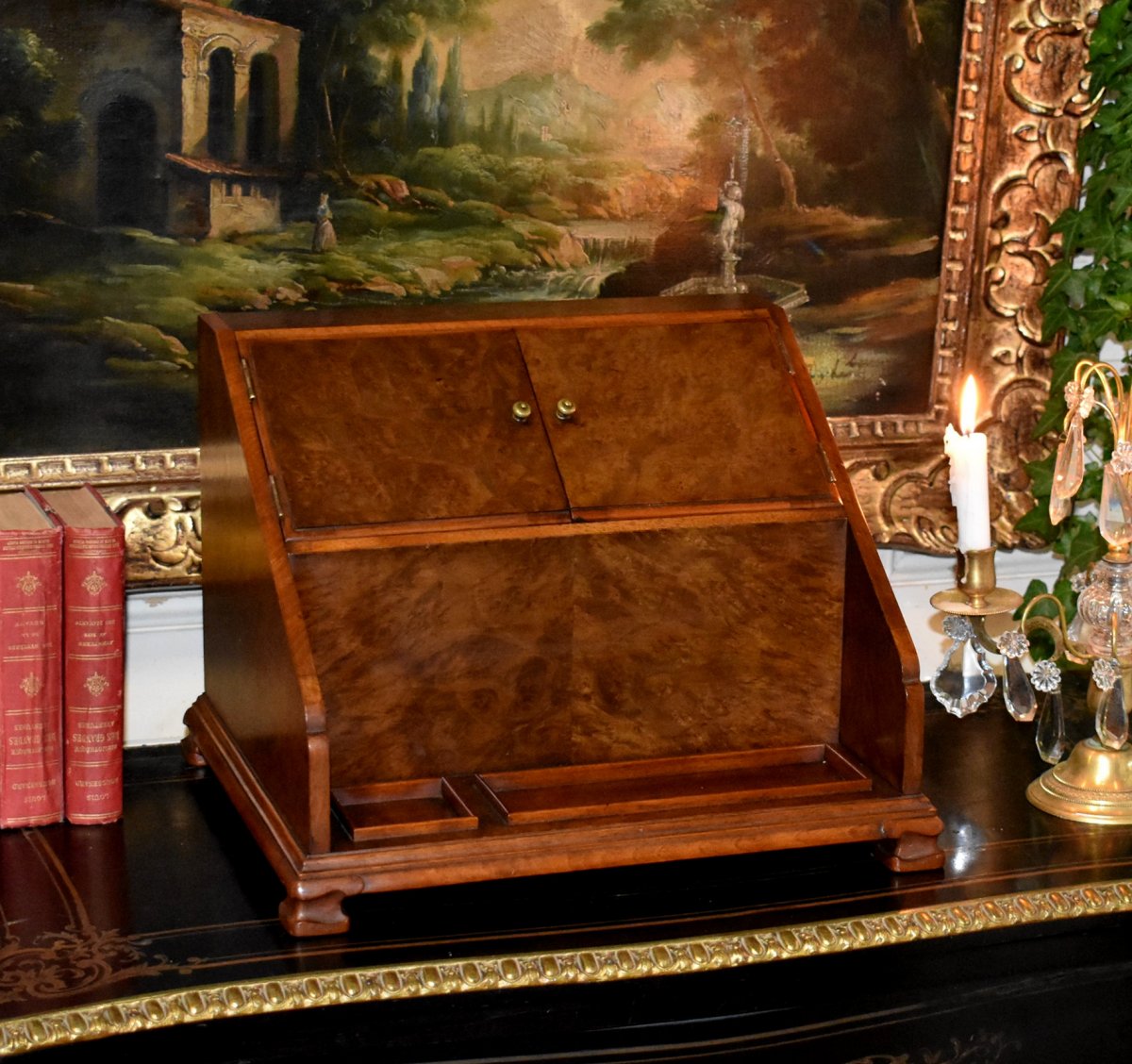 English Writing Case, Mail Holder, Large Travel Writing Box