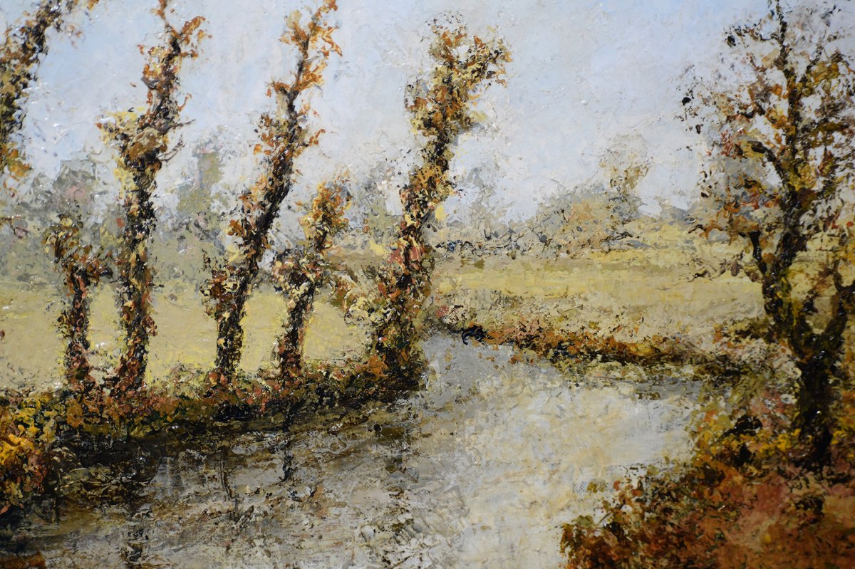 L. Peyrat (1911-1999) Framed Oil On Canvas Entitled -photo-1