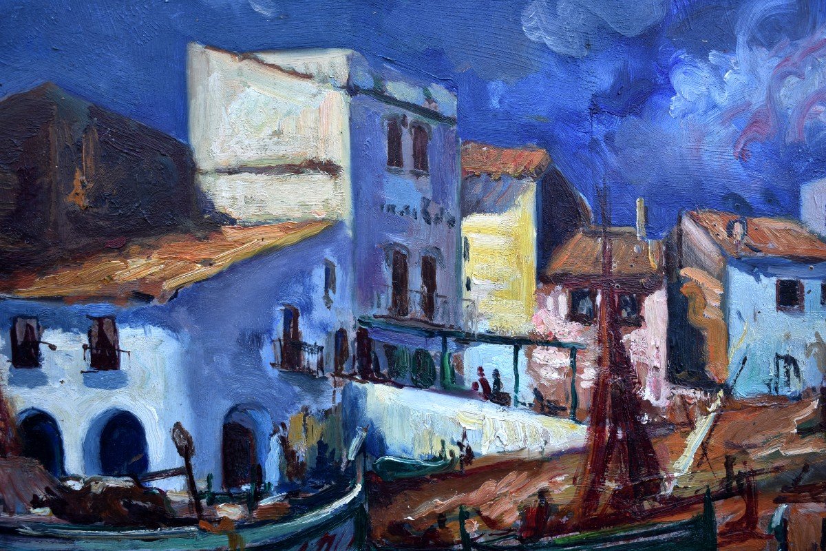 Alberto Munöz, Calella De Palafrugell, Fishing Village, Port De La Costa Méditerranée-photo-2