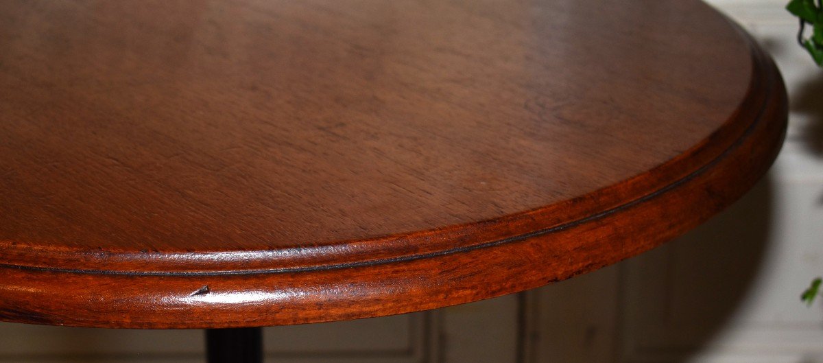 Table de bistrot " mange - debout " , Guéridon porte plantes.  meuble métier vintage-photo-7