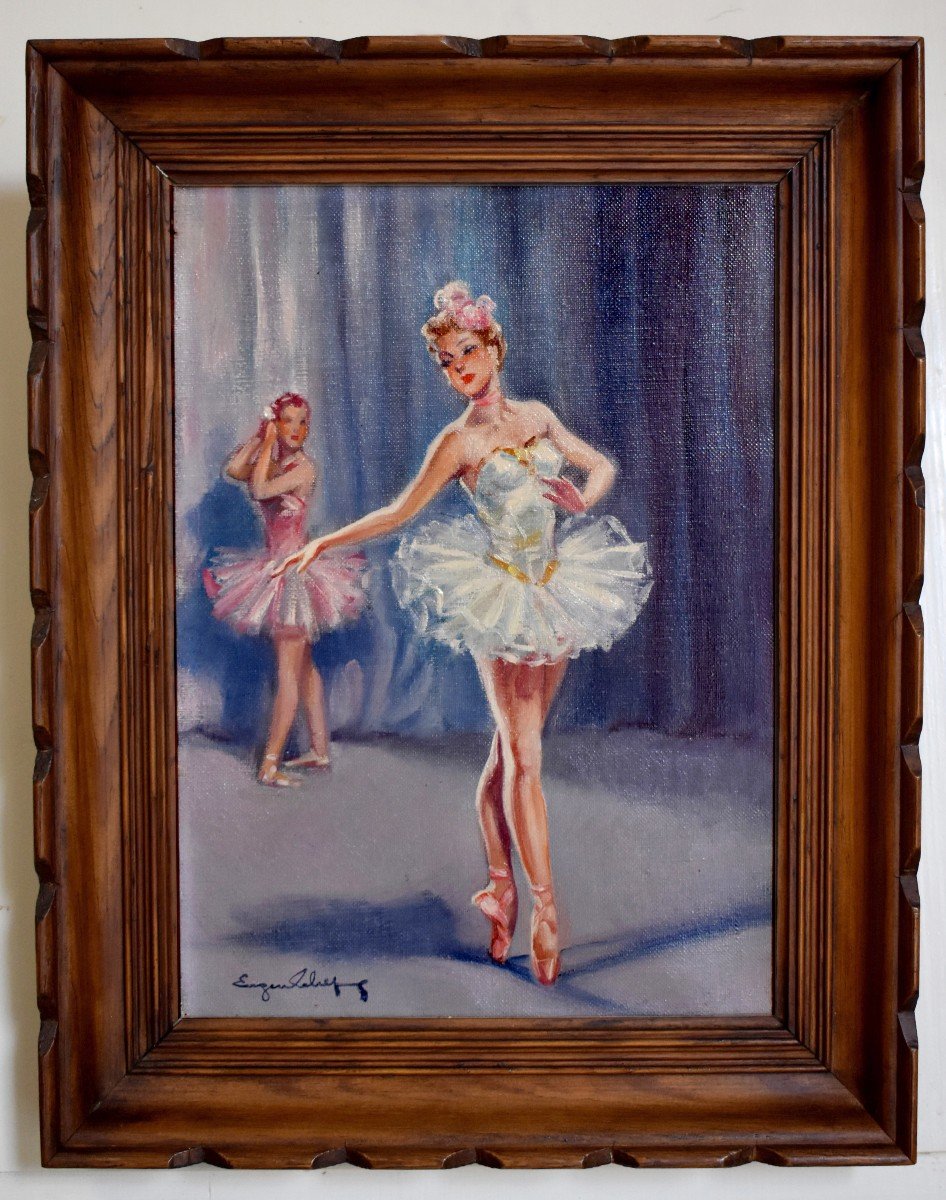 Eugène Leliepvre 1908 - 2013, Classical Dancers, Young Ballerinas In Tutu.