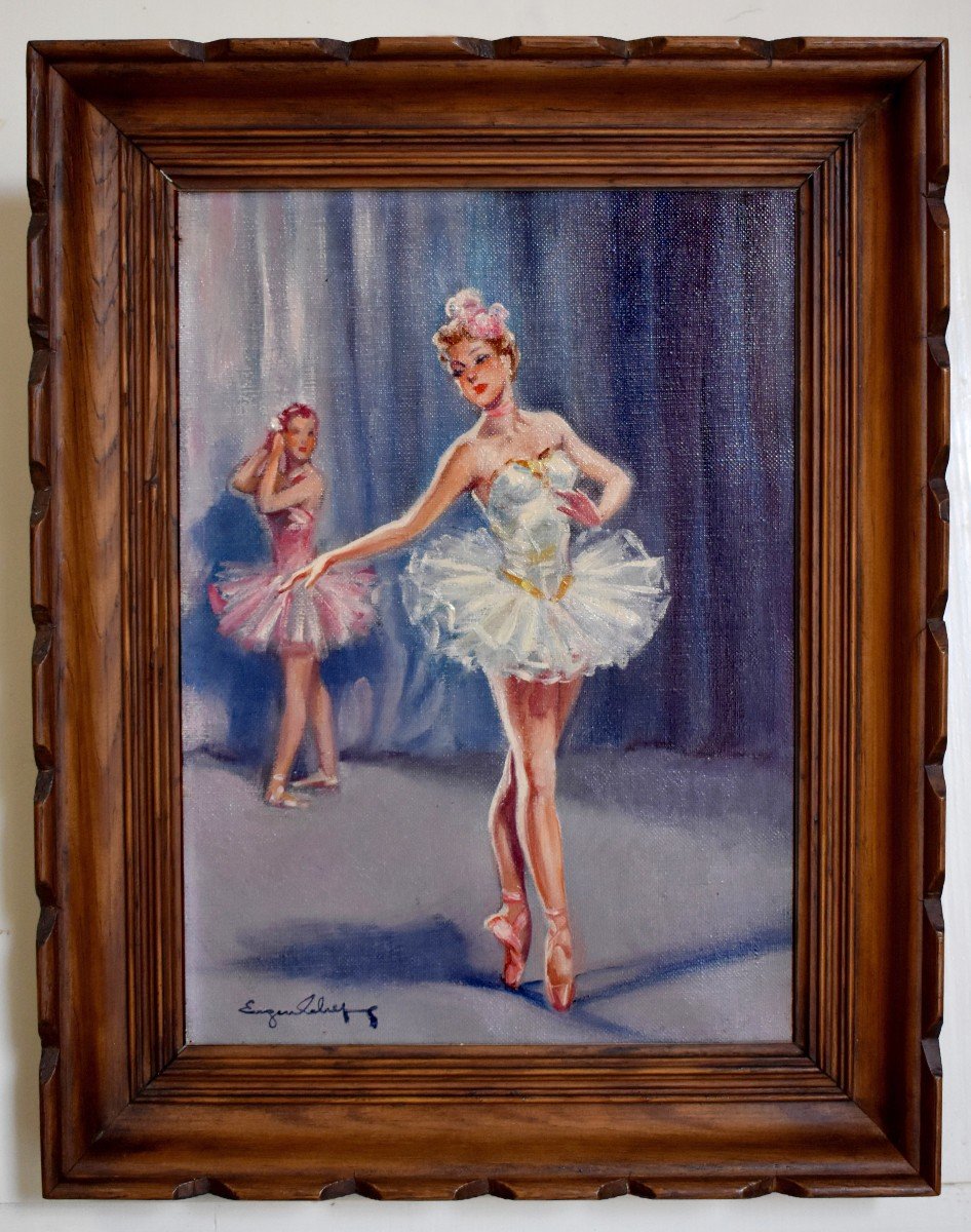 Eugène Leliepvre 1908 - 2013 , Danseuses, danse  Classique , Jeunes Ballerines En Tutu.