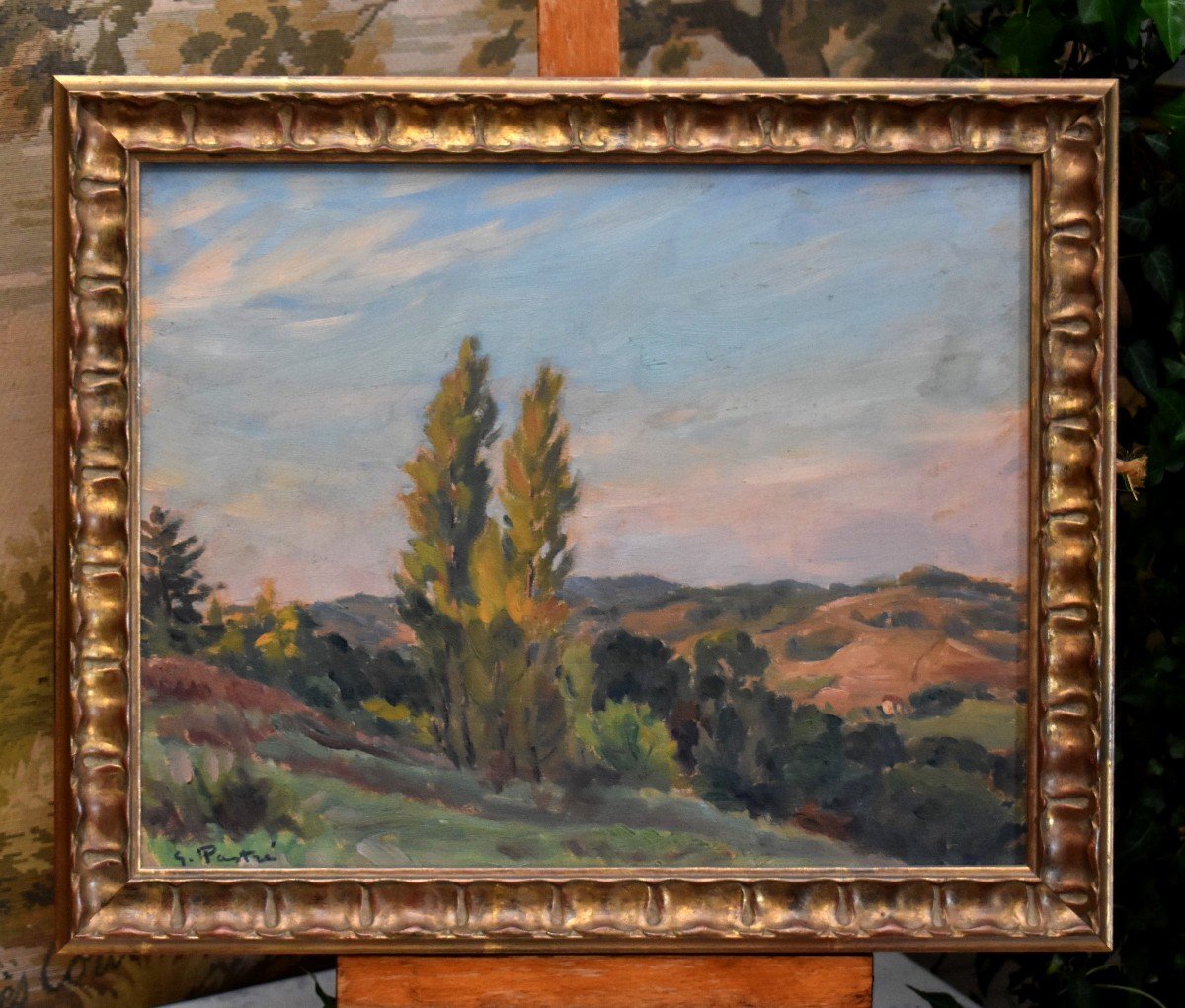 Gaston Pastré (1881-1947) Painting, Oil On Panel, Landscape Title-photo-8