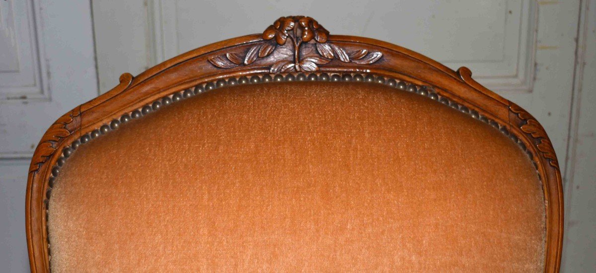 Louis XV Period Armchair, File To The Queen, XVIIIth Century.-photo-4