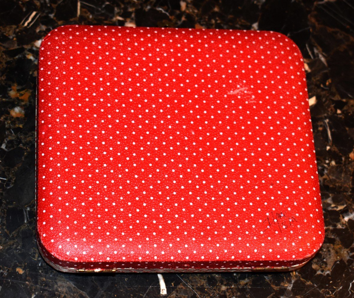 Box Of Six Small Coffee Spoons Or Art Deco Dessert, Box For Set Of 6 Cutlery.-photo-8