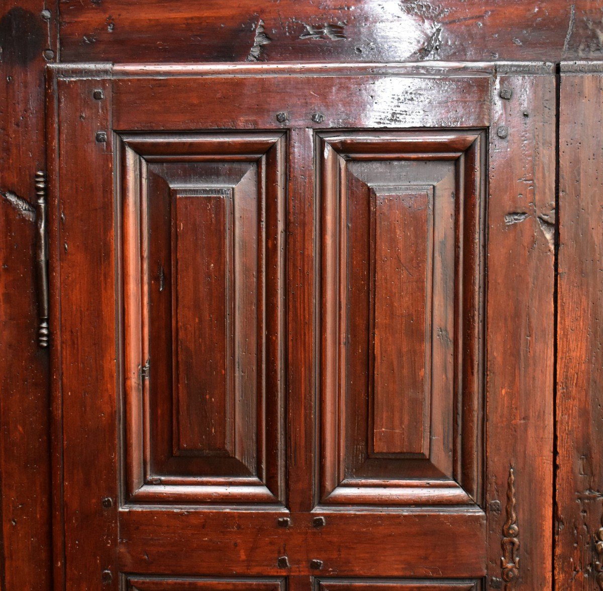 Cabinet Forming Chest, Louis XIII Cabinet From The 18th Century, Plates.-photo-7