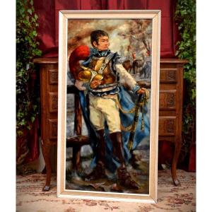 Soldier Painting, Second Empire Cuirassier In Uniform, Military Painting.