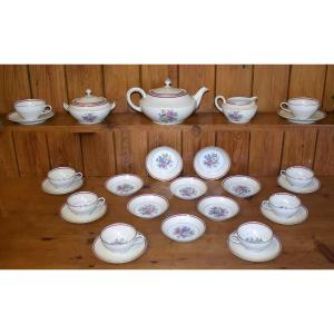 Charles Arhenfeldt Limoges Porcelain, Tea Or Coffee Set And Dessert Or Cream Set