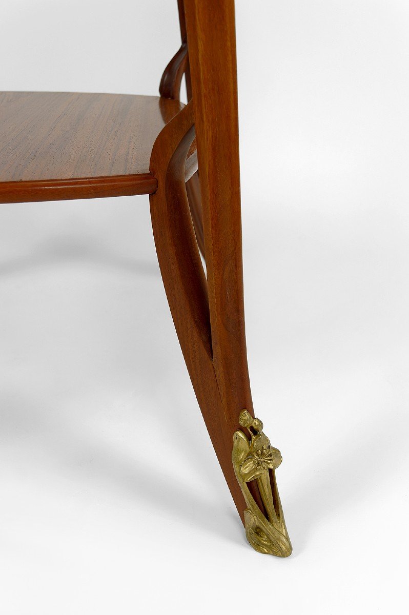"olga" Pedestal Table By Louis Majorelle In Mahogany, France, Circa 1900-photo-1