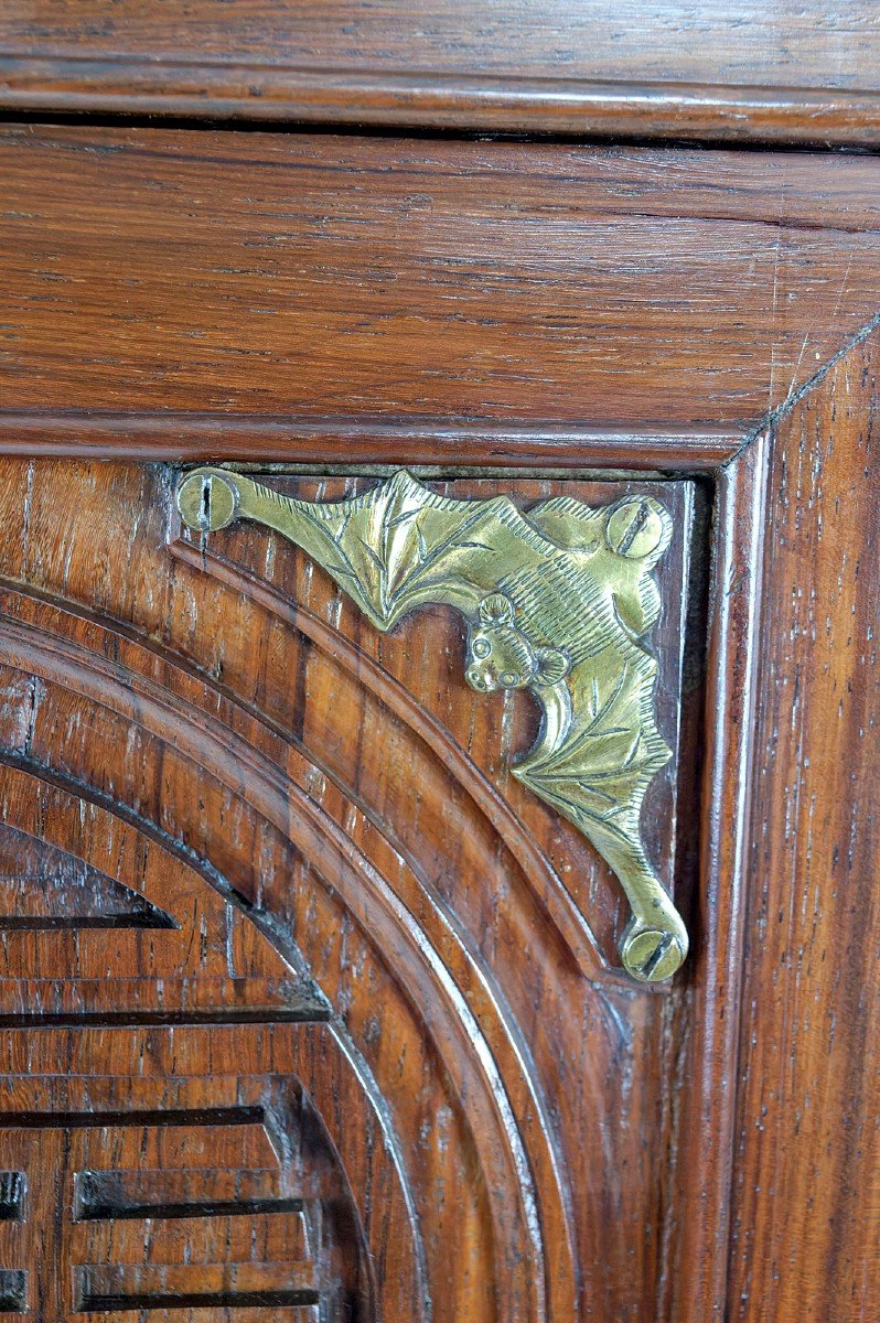 Cabinet Asiatique Aux Chauves-souris, Vietnam Ou Chine Du Sud, Circa 1880-photo-4