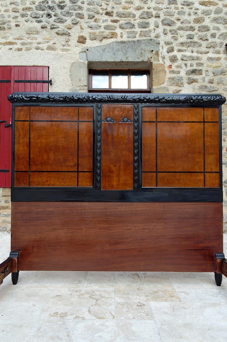 Lit Double Art Déco, France, Circa 1920-photo-1