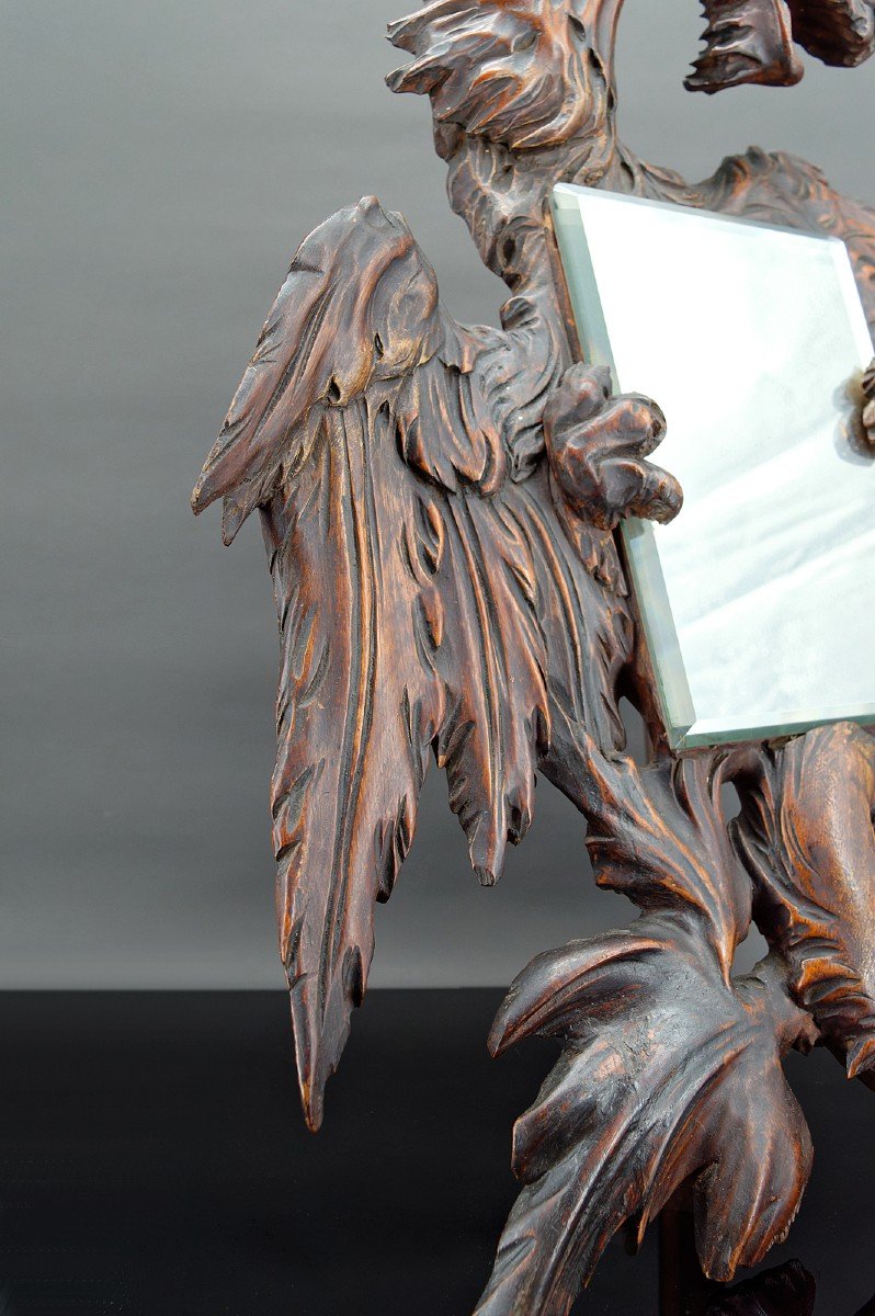 Miroir Au Dragon Attribué à  Gabriel Viardot, Japonisme, France, Circa 1880-photo-6